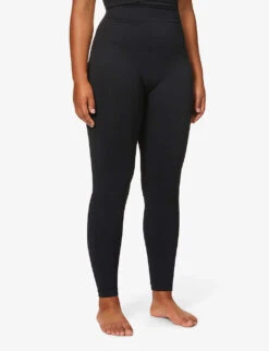 Spanx Look At Me High-waist Stretch-jersey Leggings -Closet By She 1094 3004166 20133R VERYBLACK M