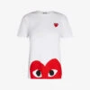 Comme Des Garçons Play Big Heart-appliqué Cotton-jersey T-shirt 2 Comme Des Garçons Play Big Heart-appliqué Cotton-jersey T-shirt -Closet By She 143 2000022 P1T034 WHITE ALT10