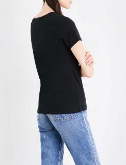 Levis The Perfect Cotton-jersey T-shirt -Closet By She 150 3002395 173690201 LARGEBATWINGBLACK ALT02