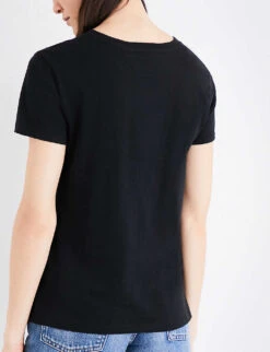 Levis The Perfect Cotton-jersey T-shirt -Closet By She 150 3002395 173690201 LARGEBATWINGBLACK ALT05