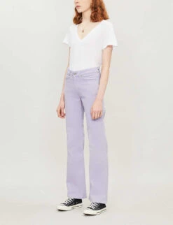 Paige Zaya V-neck Cotton And Modal-blend T-shirt -Closet By She 188 3002369 5008E881165 WHITE ALT01