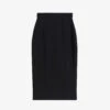Ted Baker Raees High-waisted Stretch-crepe Midi Skirt -Closet By She R00022001 BLACK M