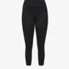 Girlfriend Collective Compressive 7/8 High-rise Stretch-jersey Leggings -Closet By She R00037905 BLACK ALT10