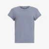AllSaints Anna Crewneck Cotton T-shirt -Closet By She R00067685 STORMCLOUDGRE M