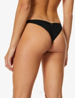 AGENT PROVOCATEUR Malisa Mid-rise Bikini Bottoms -Closet By She R00137938 BLACK ALT02
