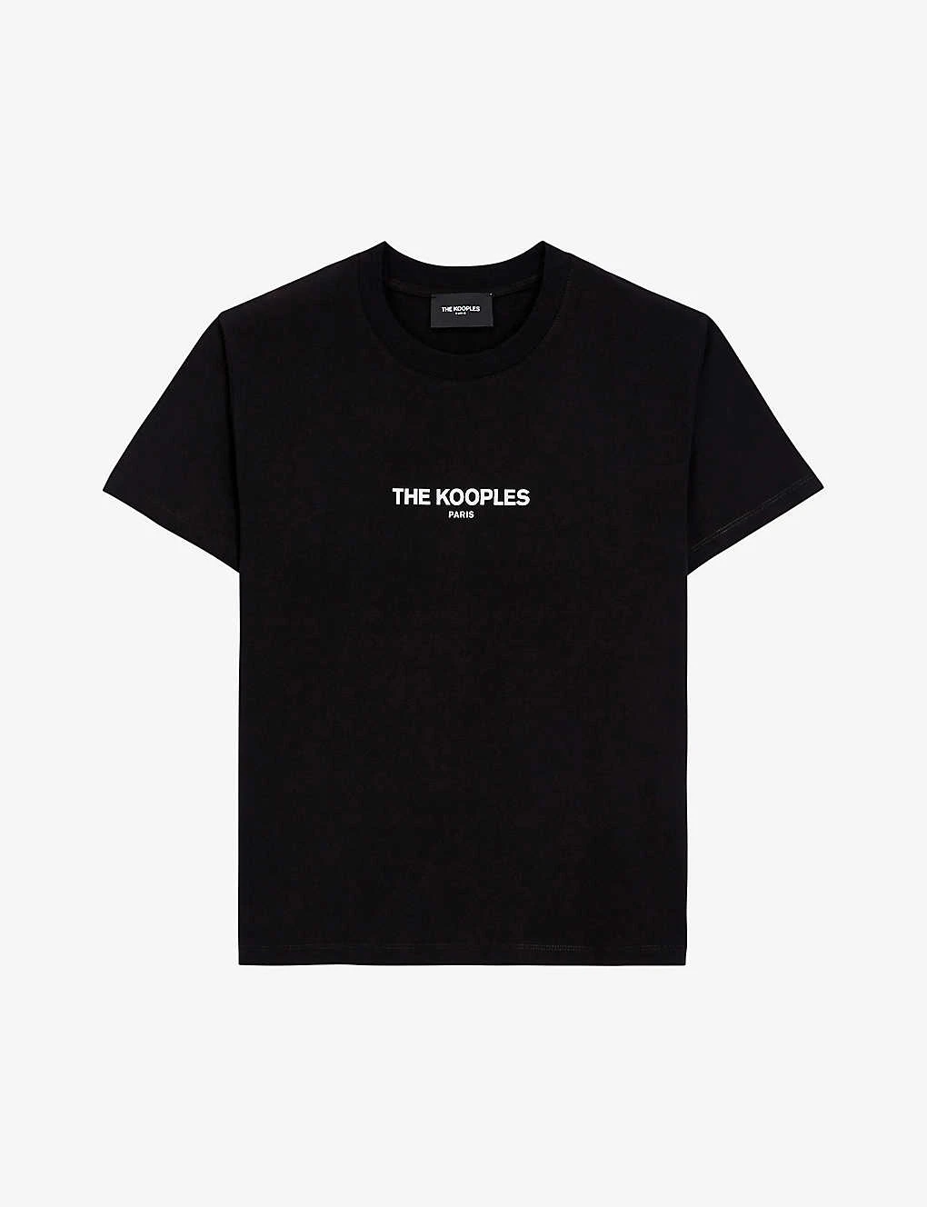 THE KOOPLES Brand-print Cotton-jersey T-shirt 3 THE KOOPLES Brand-print Cotton-jersey T-shirt