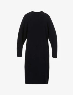 Whistles Round-neck Knitted Midi Dress