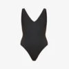 Seafolly Sea Dive V-neck Swimsuit -Closet By She R03740442 BLACK M