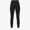 Matte Tech 7/8 Stretch-jersey Leggings -Closet By She R03740635 BLACK M