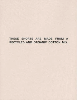 Text-print Mid-rise Recycled And Organic Cotton-blend Shorts -Closet By She R03751958 SAND ALT02