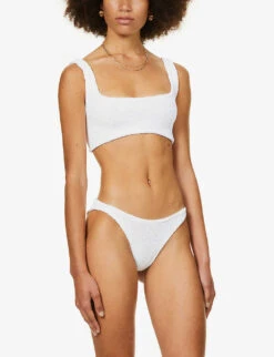 Xandra Crinkled Bikini Set -Closet By She R03756655 S WHITE ALT02