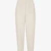 Whistles Barrel-leg Loose-fit Linen Trousers 2 Whistles Barrel-leg Loose-fit Linen Trousers -Closet By She R03804862 M
