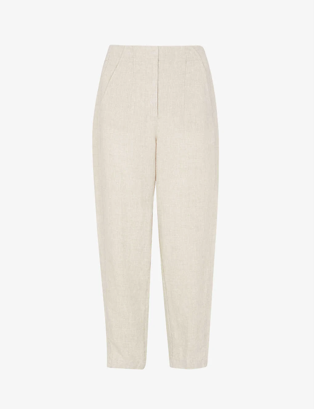 Whistles Barrel-leg Loose-fit Linen Trousers 3 Whistles Barrel-leg Loose-fit Linen Trousers