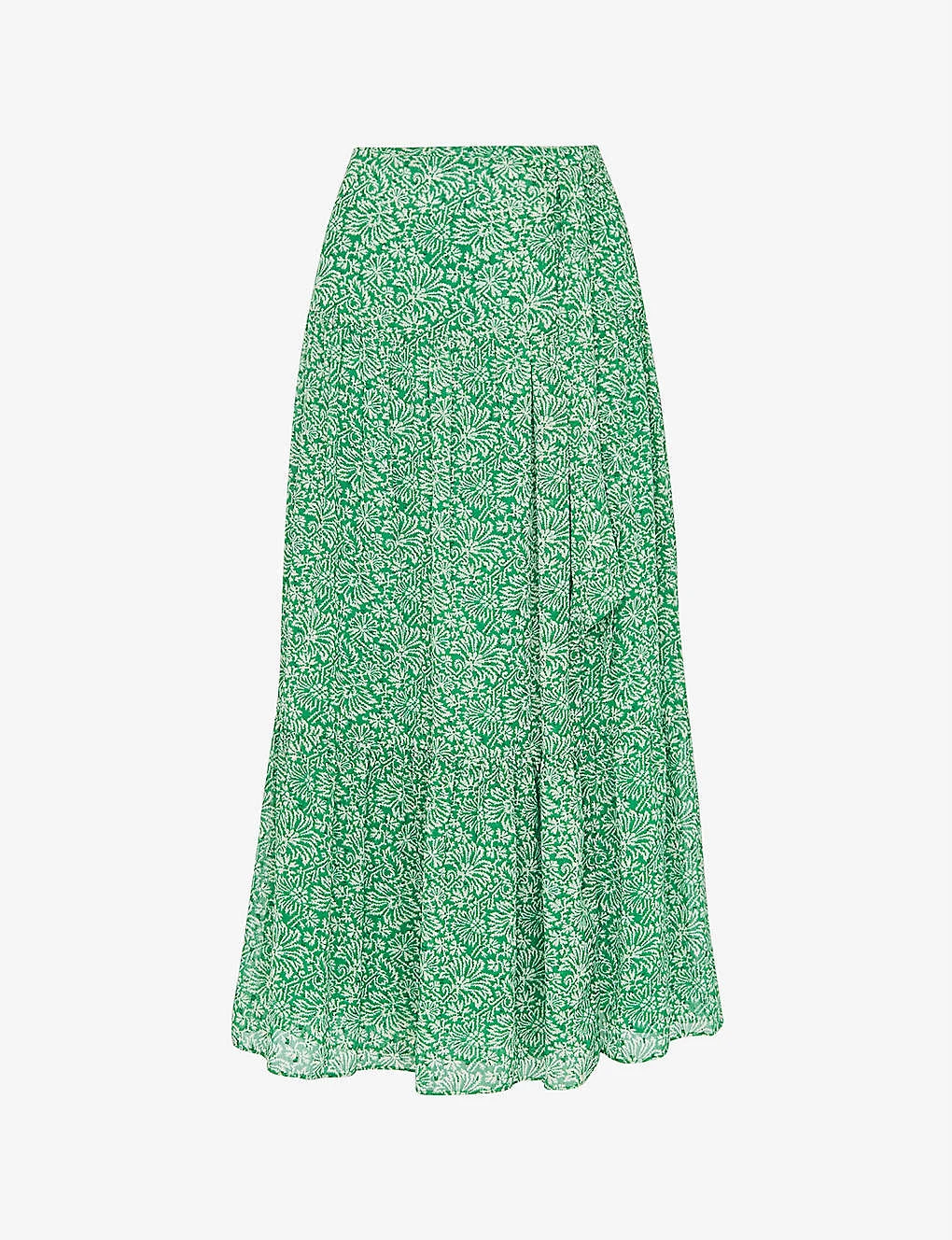 Whistles Indo Floral-print Woven Midi Skirt 3 Whistles Indo Floral-print Woven Midi Skirt