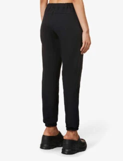 AGENT PROVOCATEUR Rayley Tapered-leg High-rise Cotton-jersey Jogging Bottoms 10 AGENT PROVOCATEUR Rayley Tapered-leg High-rise Cotton-jersey Jogging Bottoms -Closet By She R03832467 BLACKBABYPINK ALT03