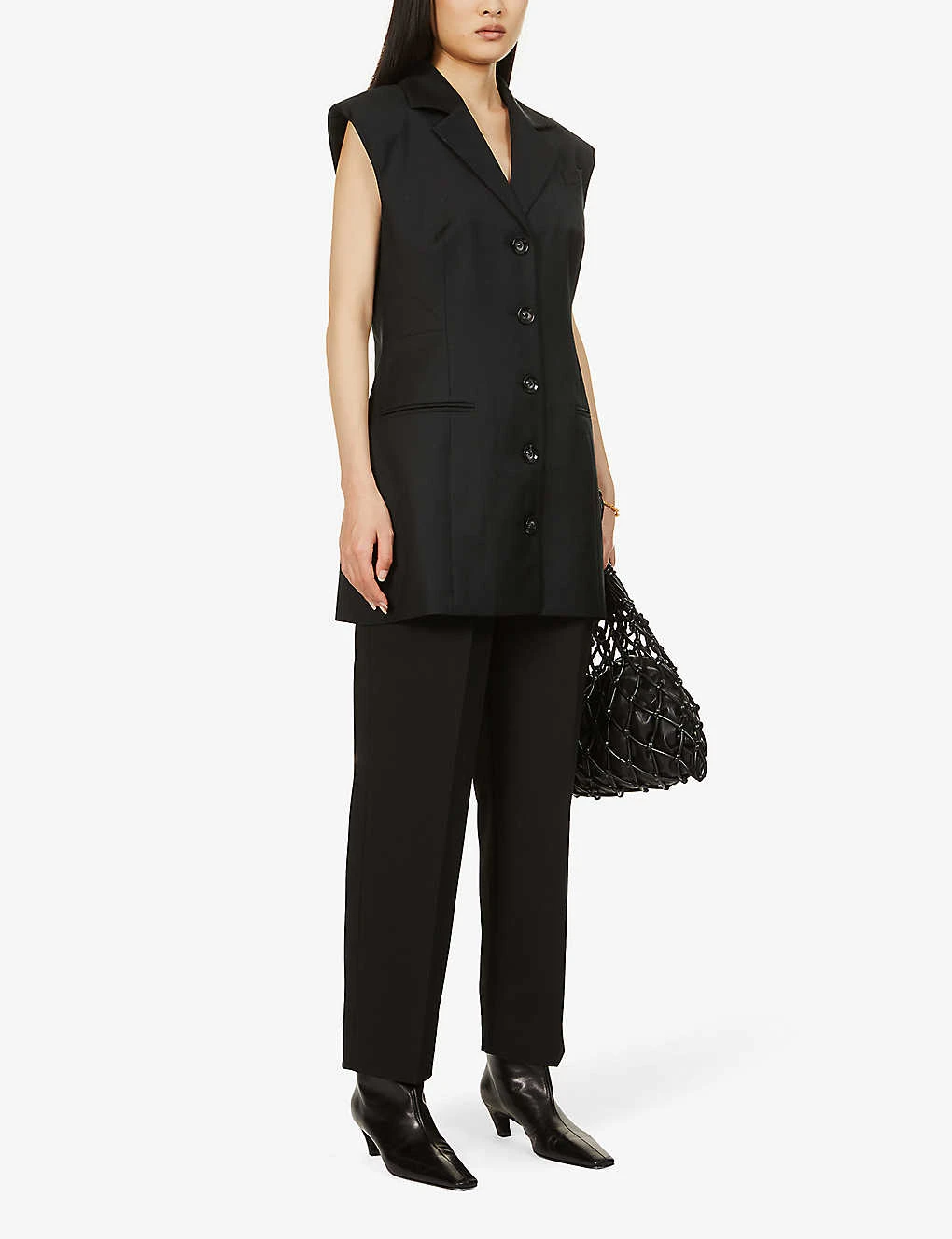 Bea High-rise Tapered Stretch-twill Trousers 4 Bea High-rise Tapered Stretch-twill Trousers - Image 2