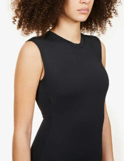 Seafolly Collective Sleeveless Stretch-recycled Nylon Swimsuit -Closet By She R03854725 BLACK ALT04