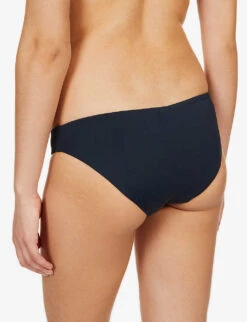 Seafolly Collective Hipster Low-rise Recycled Nylon-blend Bikini Bottoms -Closet By She R03854734 TRUENAVY ALT03