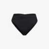 Seafolly Collective Wrap-detail High-rise Recycled Nylon-blend Bikini Bottoms -Closet By She R03854735 BLACK M