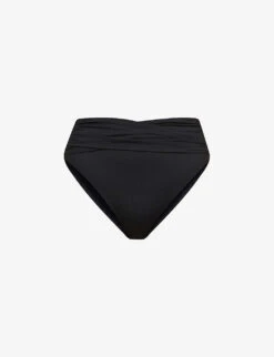 Seafolly Collective Wrap-detail High-rise Recycled Nylon-blend Bikini Bottoms