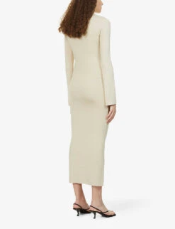 Shani Cut-out Stretch-knit Dress -Closet By She R03865537 BEIGE ALT03