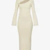 Shani Cut-out Stretch-knit Dress -Closet By She R03865537 BEIGE M