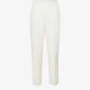 Joseph Comfot Cady Thea Tapered High-rise Stretch-woven Trousers 2 Joseph Comfot Cady Thea Tapered High-rise Stretch-woven Trousers -Closet By She R03900858 IVORY M