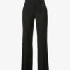 Joseph Morrissey Relaxed-fit High-rise Straight Stretch-wool Trousers 2 Joseph Morrissey Relaxed-fit High-rise Straight Stretch-wool Trousers -Closet By She R03900894 BLACK M