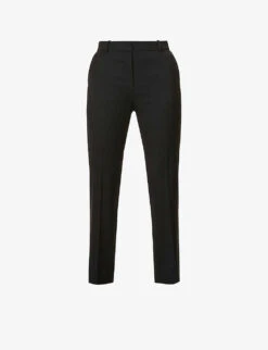 Joseph Coleman Regular-fit Mid-rise Straight Stretch-wool Trousers