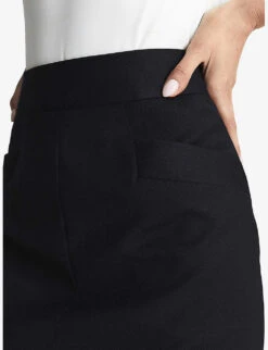 Reiss Haisley High-waisted Tailored Stretch-wool Blend Pencil Skirt -Closet By She R03925842 NAVY ALT04