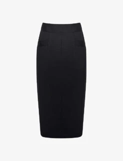Reiss Haisley High-waisted Tailored Stretch-wool Blend Pencil Skirt