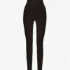 Victoria Beckham High-rise Textured Stretch-woven Leggings -Closet By She R03927828 BLACK M