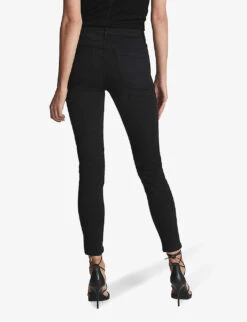 Reiss Lux Mid-rise Skinny Jeans -Closet By She R03939095 BLACK ALT03