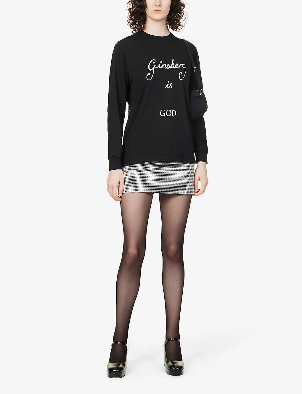 Ginsberg Is God Brand-print Organic-cotton T-shirt 4 Ginsberg Is God Brand-print Organic-cotton T-shirt - Image 2