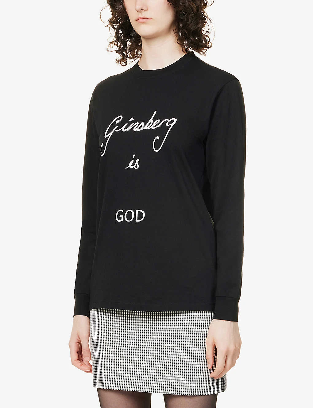 Ginsberg Is God Brand-print Organic-cotton T-shirt 5 Ginsberg Is God Brand-print Organic-cotton T-shirt - Image 3