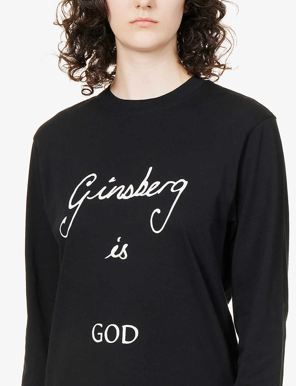 Ginsberg Is God Brand-print Organic-cotton T-shirt 7 Ginsberg Is God Brand-print Organic-cotton T-shirt - Image 5