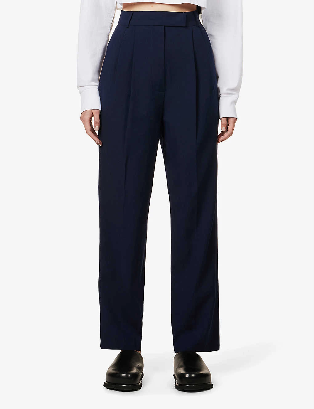 Bea Tapered-leg High-rise Stretch-woven Trousers 5 Bea Tapered-leg High-rise Stretch-woven Trousers - Image 3