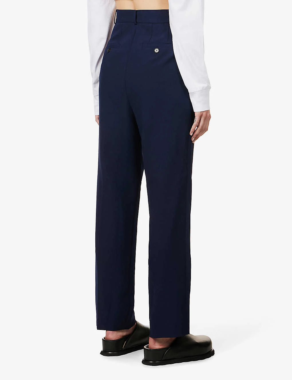 Bea Tapered-leg High-rise Stretch-woven Trousers 6 Bea Tapered-leg High-rise Stretch-woven Trousers - Image 4