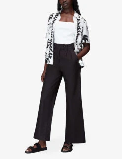 Whistles Square-neck Ribbed Cotton Vest Top 8 Whistles Square-neck Ribbed Cotton Vest Top -Closet By She R03978369 WHITE ALT01