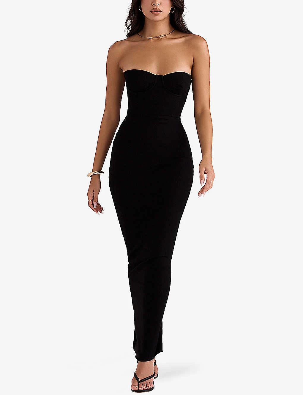 Lucia Strapless Bodice Stretch-woven Maxi Dress 4 Lucia Strapless Bodice Stretch-woven Maxi Dress - Image 2