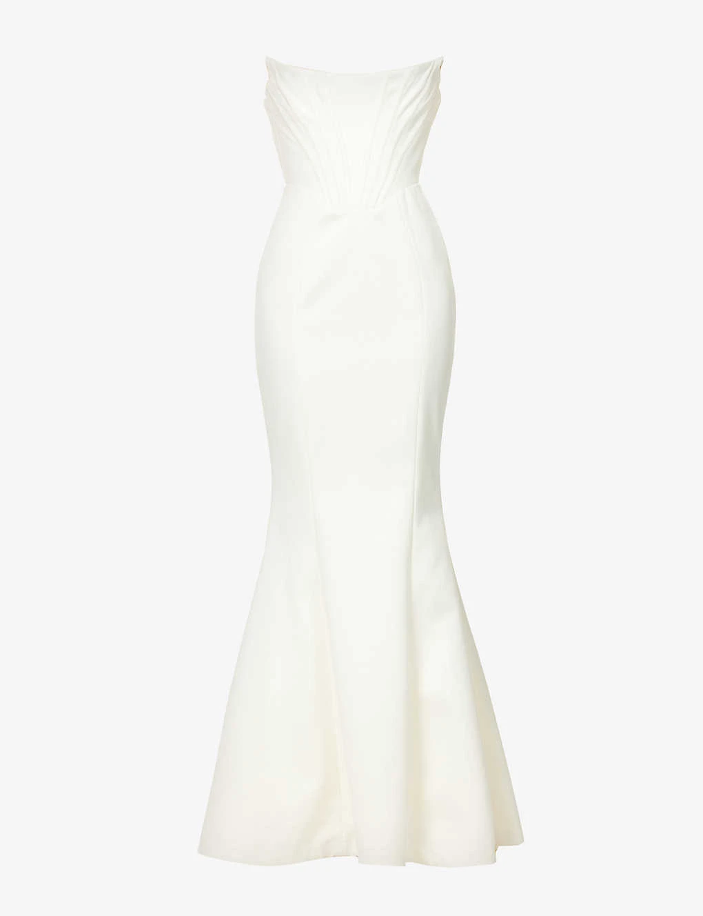 Ines Flared Satin Wedding Dress 3 Ines Flared Satin Wedding Dress