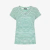 Whistles Willa Striped Cotton T-shirt -Closet By She R03991101 MULTICOLOURED M