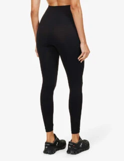 Spanx EcoCare High-rise Stretch-jersey Leggings -Closet By She R04004267 VERYBLACK ALT03