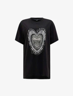 AllSaints Levine Graphic-print Organic Cotton-jersey T-shirt