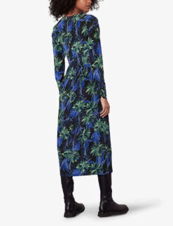 Whistles Scaling Blossom Patterned Silk Dress 10 Whistles Scaling Blossom Patterned Silk Dress -Closet By She R04056791 MULTICOLOURED ALT03