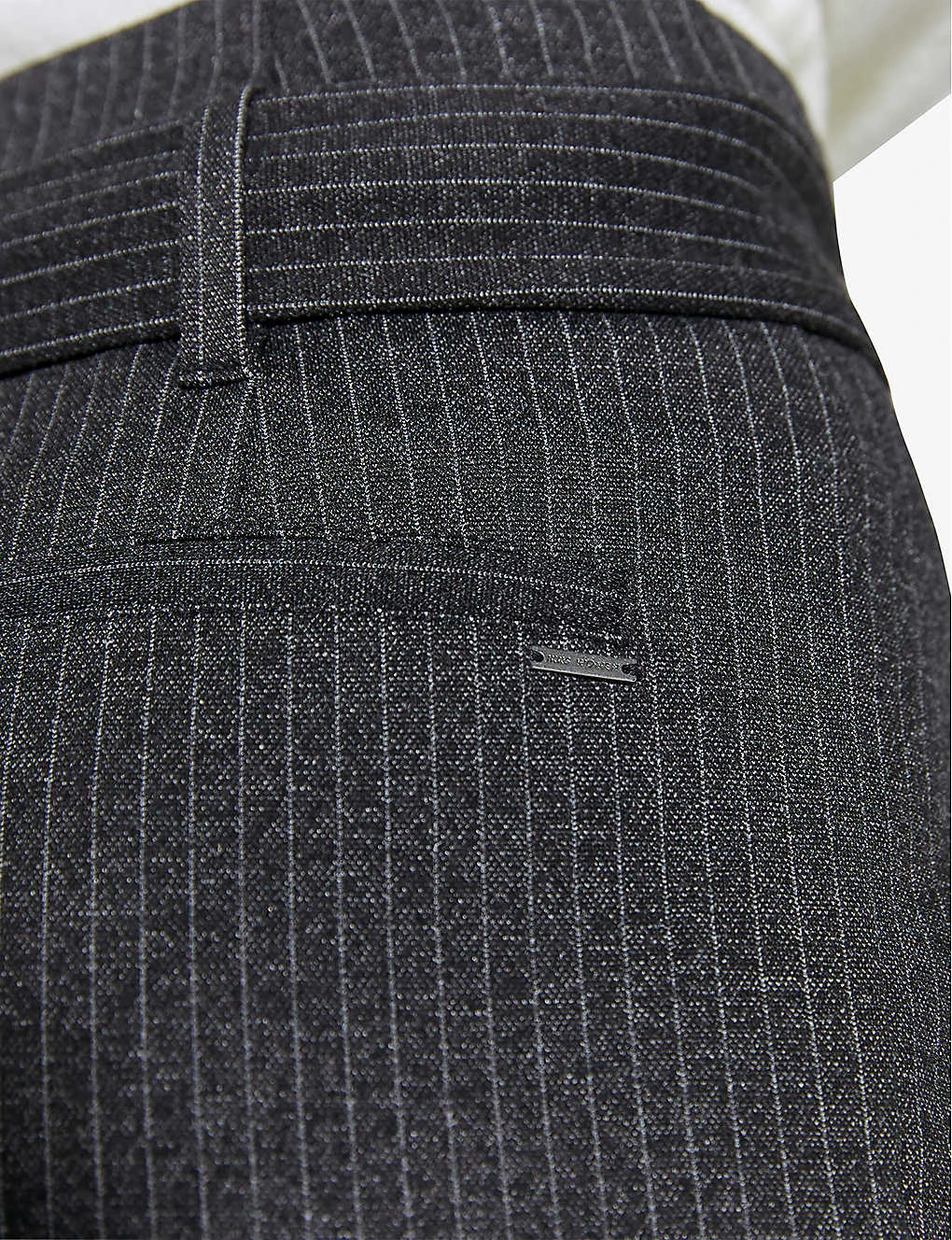 Ikks Striped Straight-leg High-rise Stretch-woven Trousers 7 Ikks Striped Straight-leg High-rise Stretch-woven Trousers - Image 5