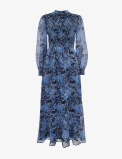 Whistles Recycled Polyester Midi Dress
