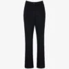 Whistles Gillian Sparkle-detail Straight-leg Woven Trousers