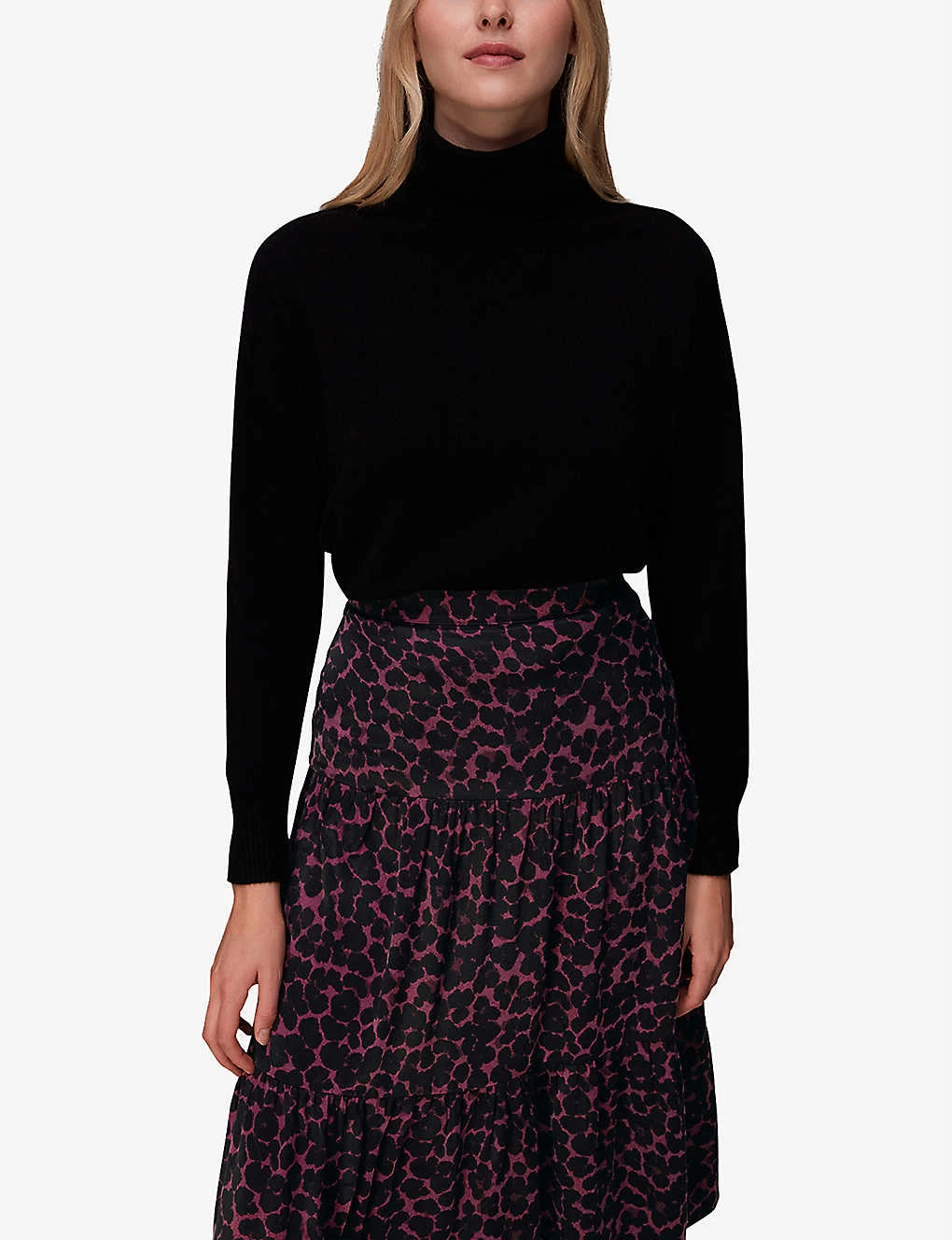 Whistles Leopard-print High-waist Woven Midi Skirt 7 Whistles Leopard-print High-waist Woven Midi Skirt - Image 5