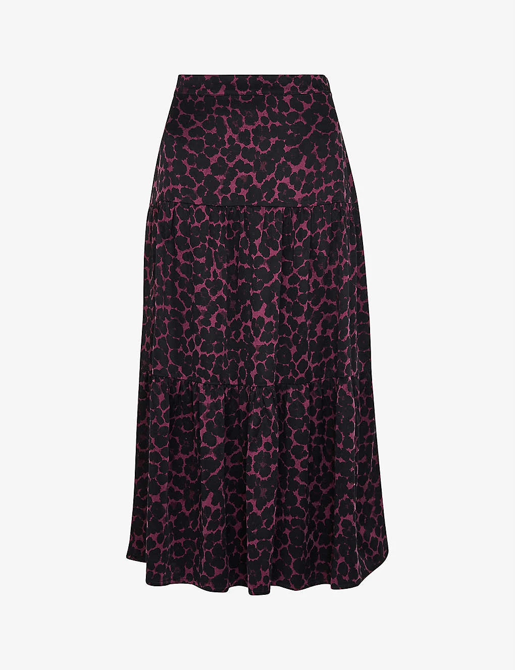 Whistles Leopard-print High-waist Woven Midi Skirt 3 Whistles Leopard-print High-waist Woven Midi Skirt